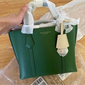 tory burch perry small tote Arugula